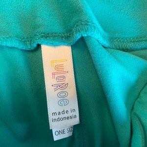 Lularoe OS legging teal